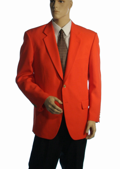 orange blazer for men