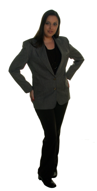 gray blazers for women and men