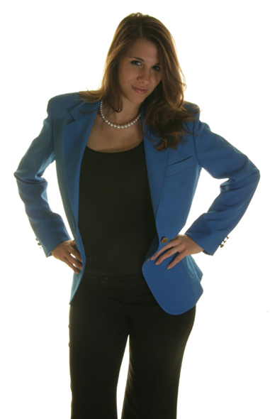 royal blue blazers for women