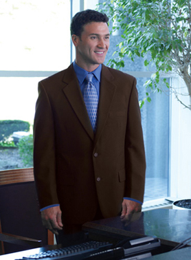 men's brown blazer