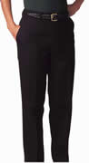 uniform pants plain front